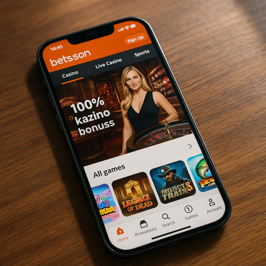 Betsson - Mobile Platform Interface - Responsive Gaming